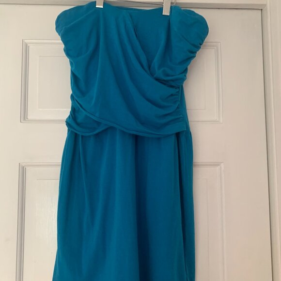 Victoria's Secret Blue Strapless Bra Top Dress, size large - excellent cond - Picture 7 of 7